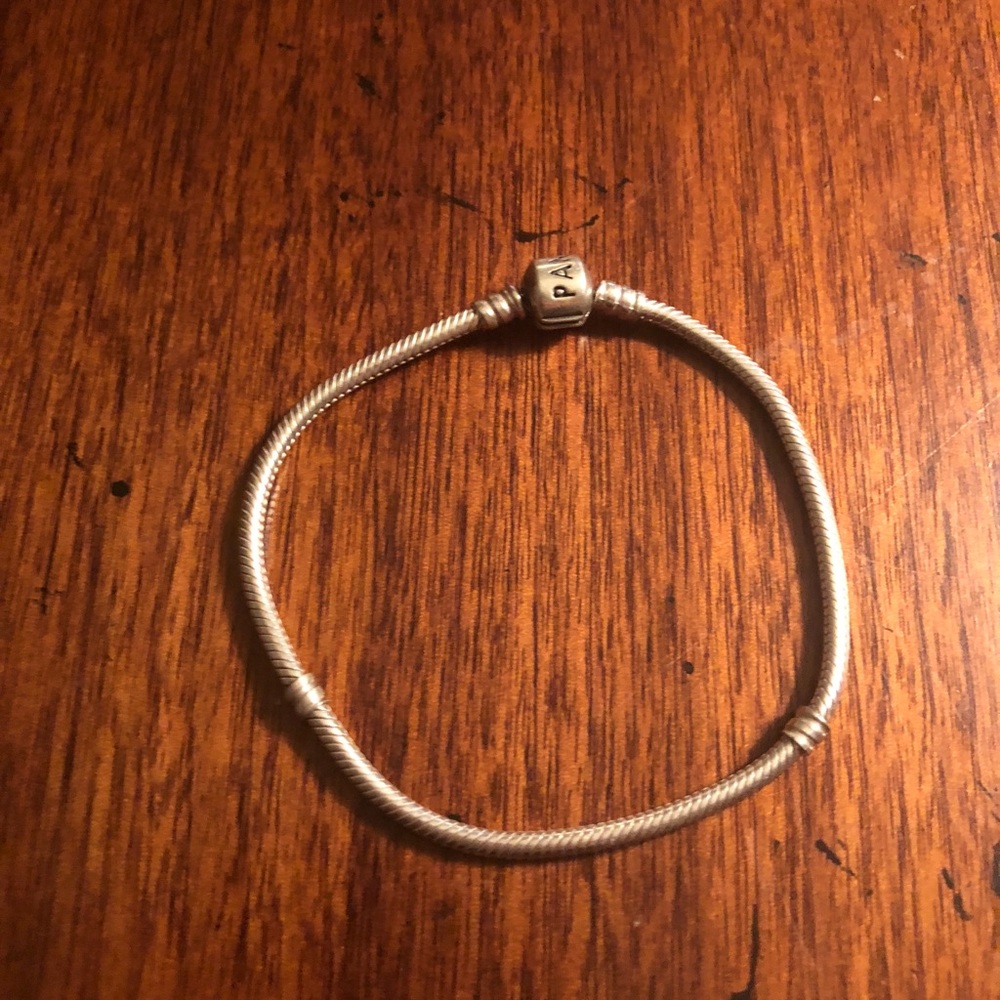 Authentic Sterling silver pandora bracelet 8 inch